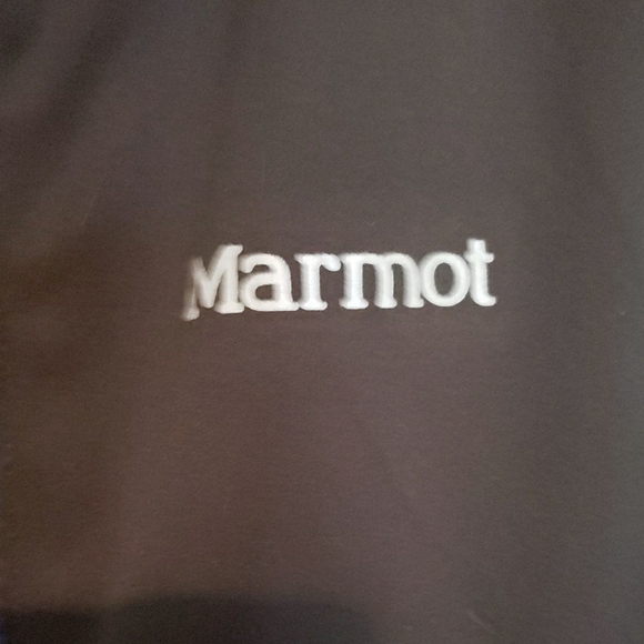 Marmot Black Performance Jacket with High Collar and Full-Length Zipper - Picture 5 of 7